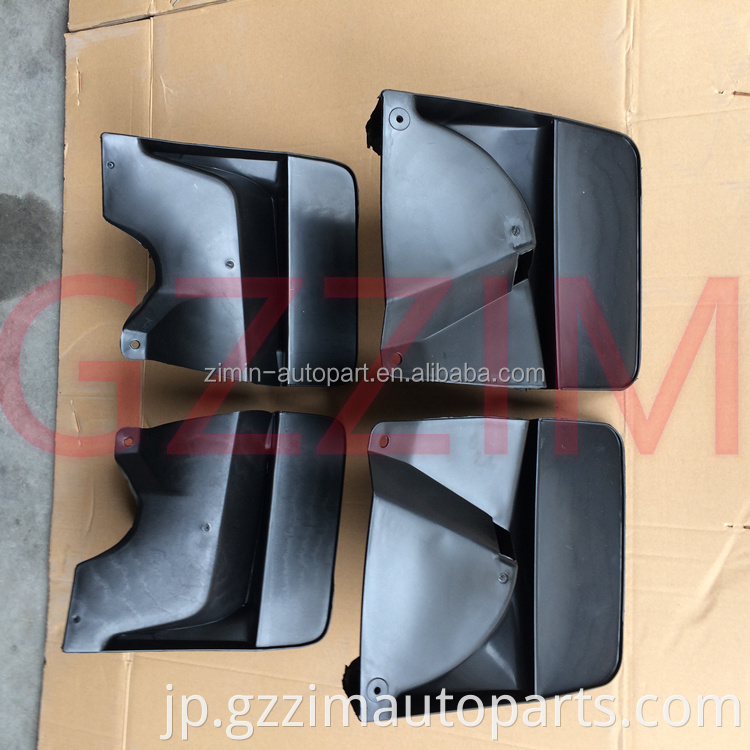 オートパーツプラスチック4 PCS Mud Guard Mudguard for FJ120 2003-2008